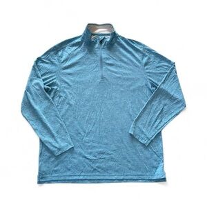 Duluth Trading Activewear 1/4 Zip Long Sleeve Lightweight Shirt Men Large